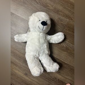 Fluffy White Polar Bear Plush